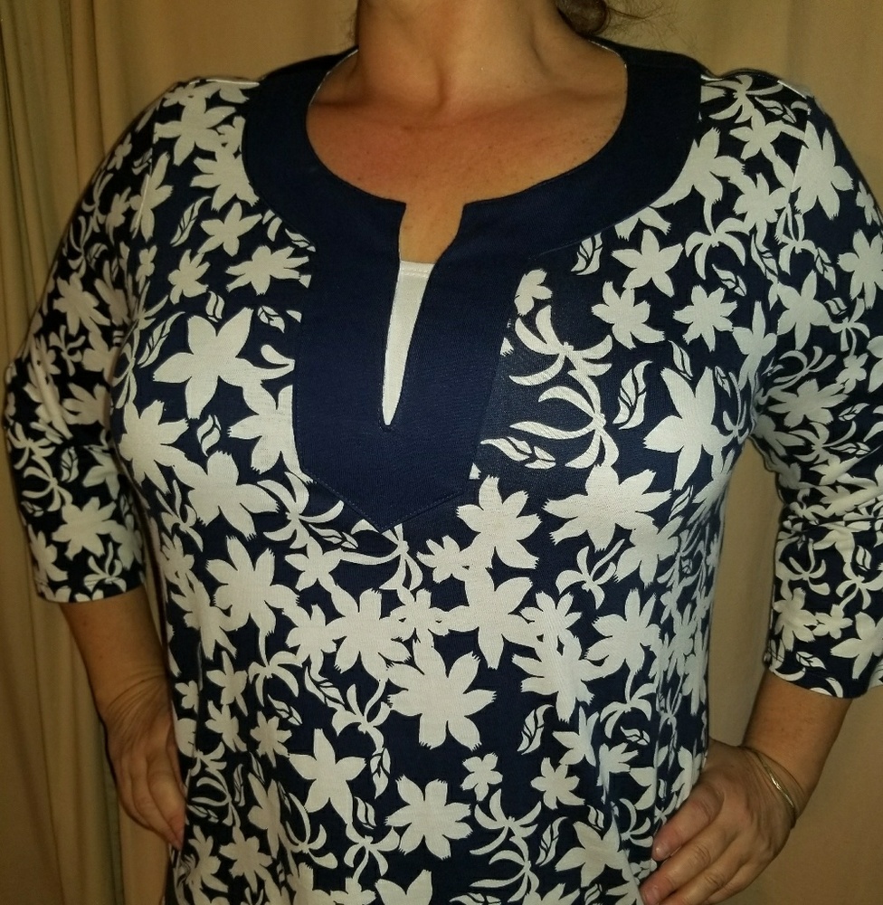 White Stag 3/4 Sleeve Blouse